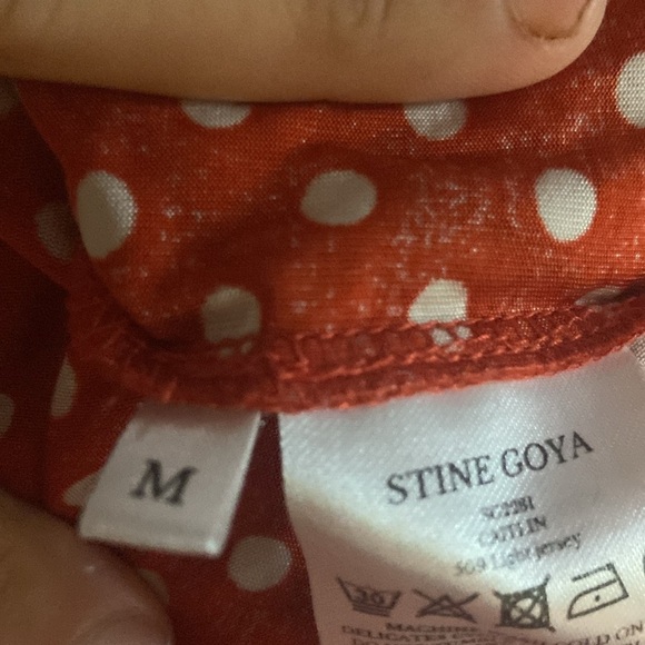 Stine Goya Caitlin Dress Retro Polka Dot Oversized Sz M - Picture 9 of 9